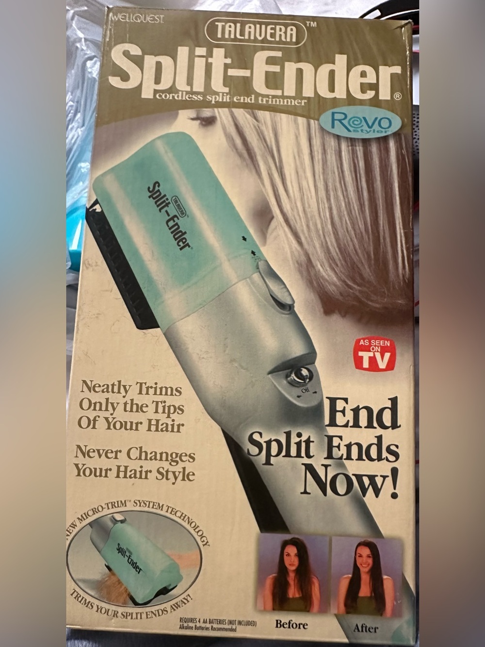 Split-Ender Cordless Split End Trimmer - Mint
